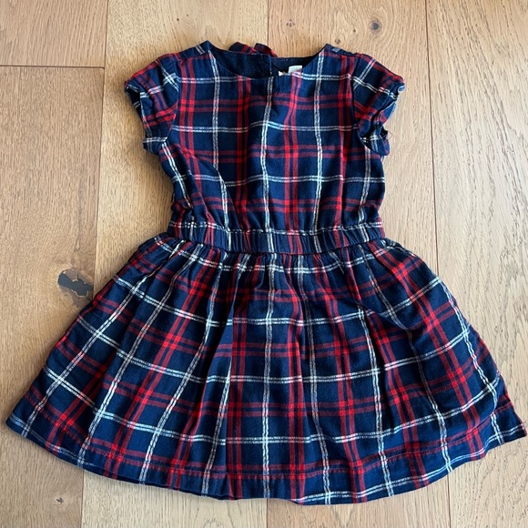 Crewcuts Bow Back Plaid Dress - Picture 2 of 7